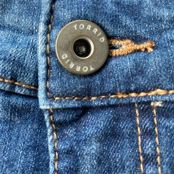 *SOLD*Torrid Denim Shorts - Picture 6 of 6